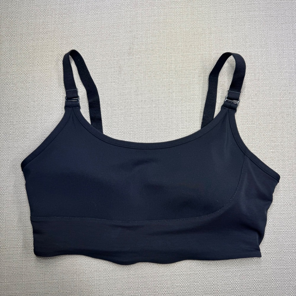 Gymshark Womens Venture Sports Bra Black Size X-Small